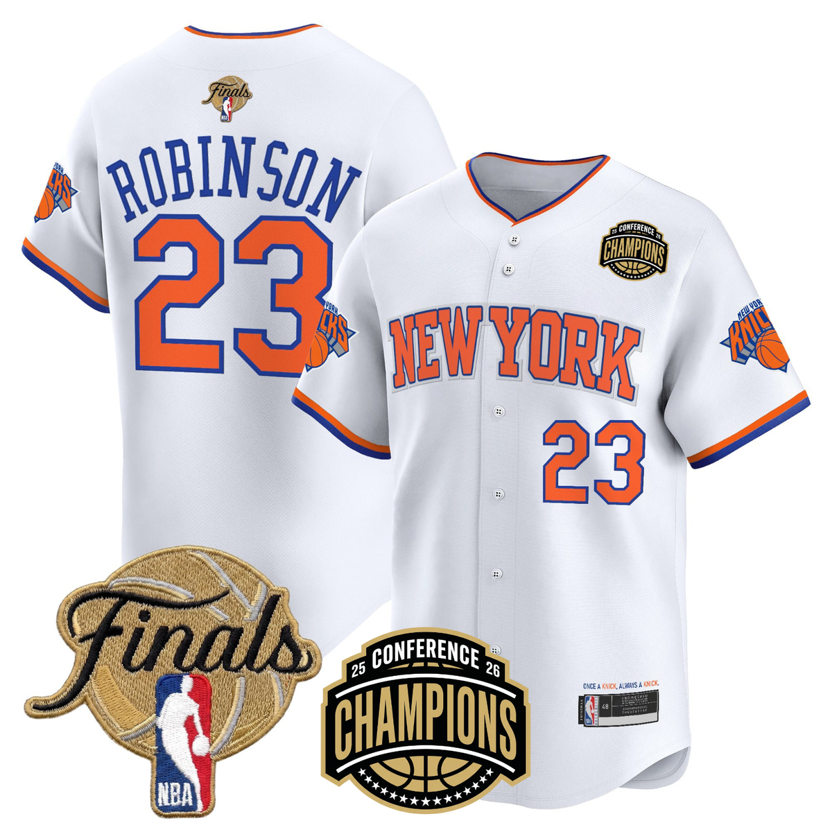 NYK 2026 Finals Vapor Baseball Jersey - Stitched