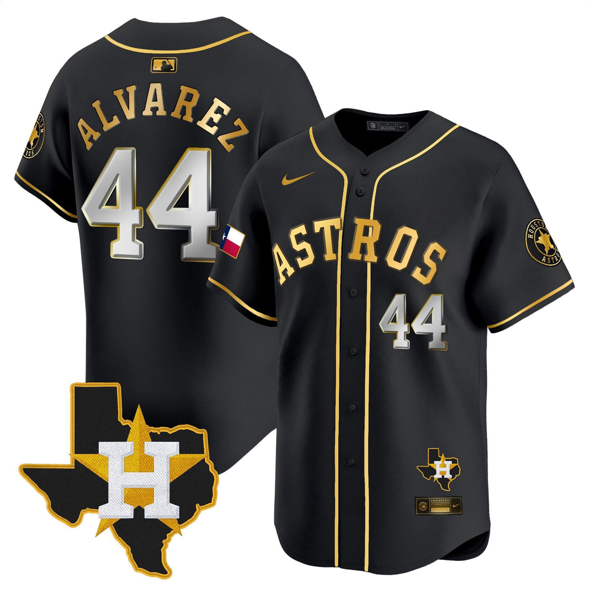 HAS Texas Patch Vapor Premier Limited Jersey - All Stitched