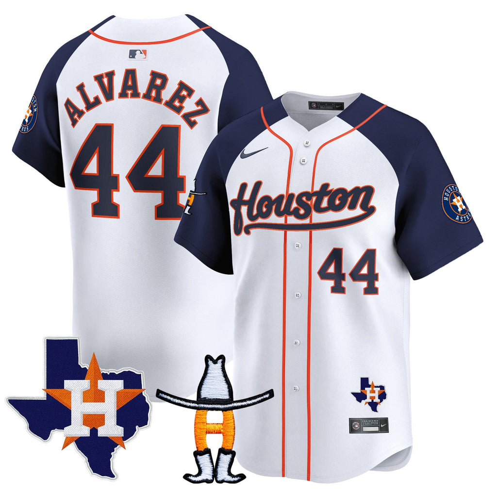 HAS Houston Rodeo Patch Vapor Premier Limited Jersey - All Stitched