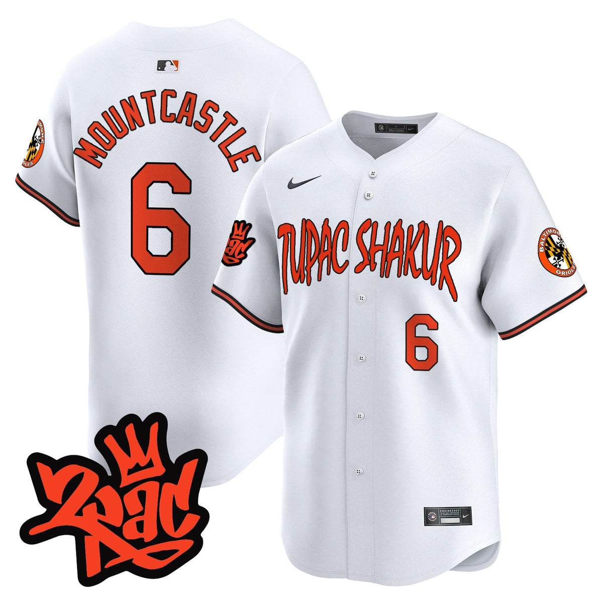 Menâs BAL Tupac Shakur Vapor Premier Limited Jersey - All Stitched