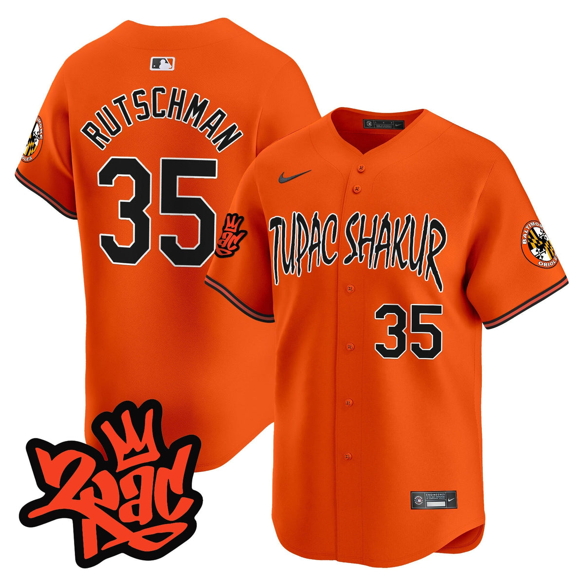 Menâs BAL Tupac Shakur Vapor Premier Limited Jersey - All Stitched
