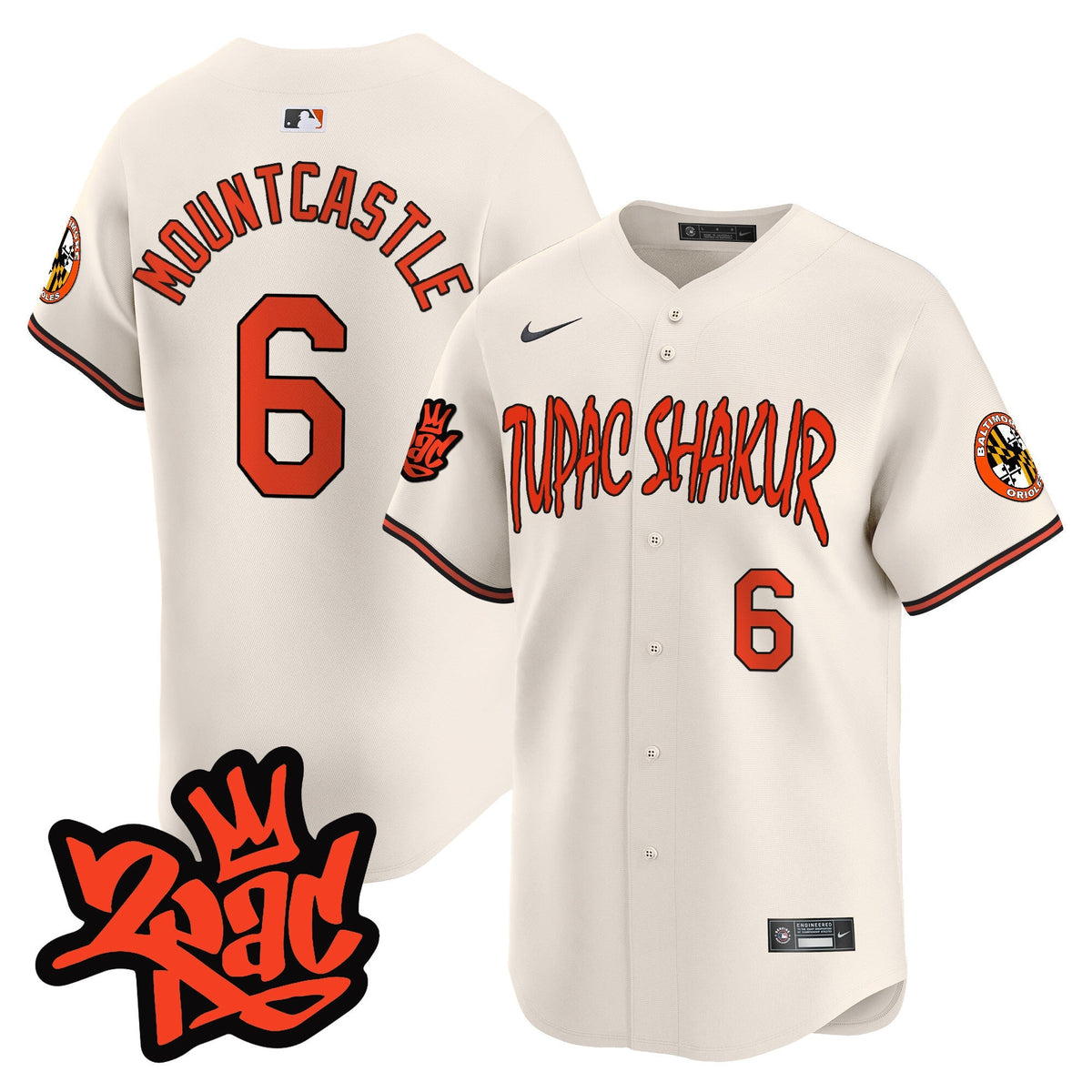 Menâs BAL Tupac Shakur Vapor Premier Limited Jersey - All Stitched