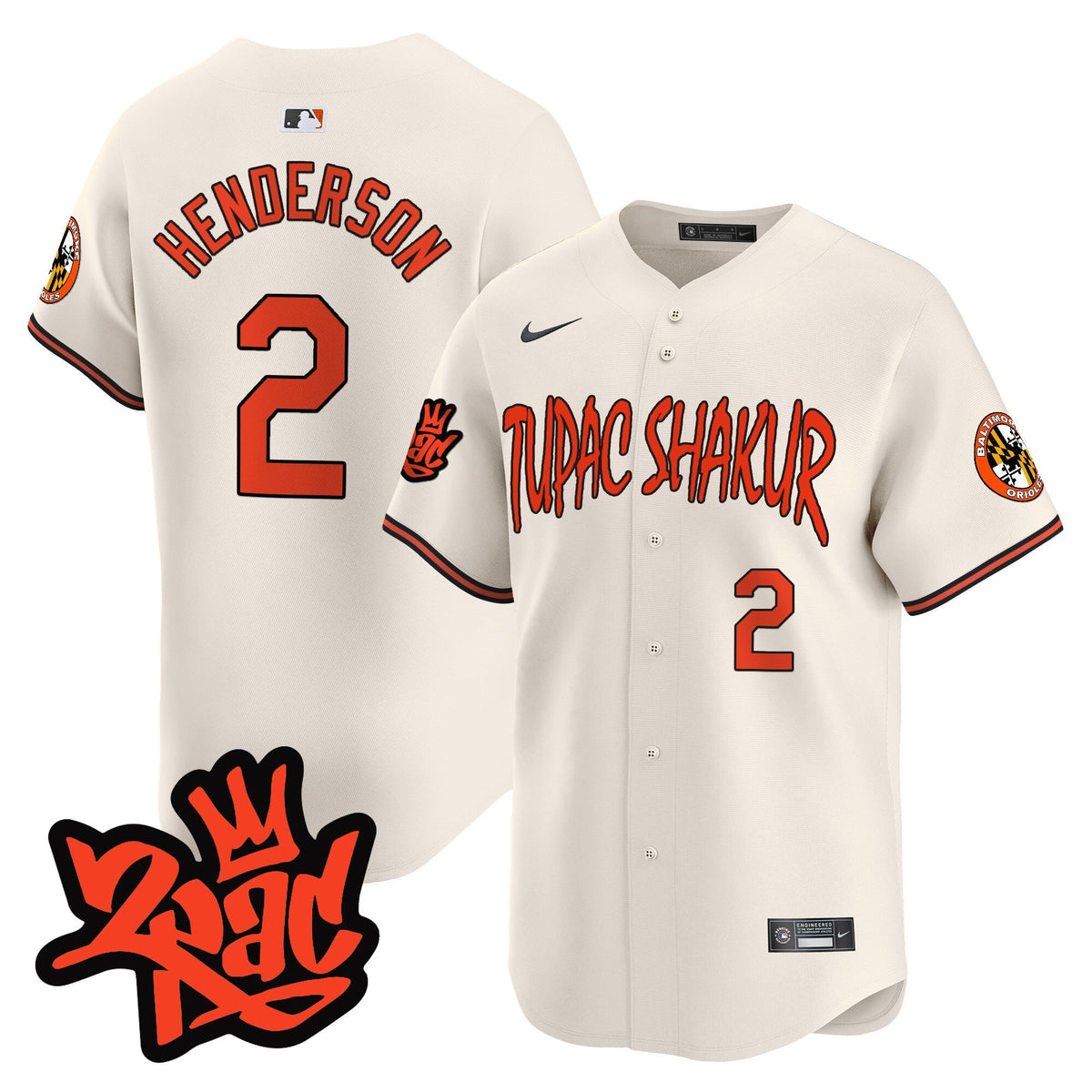 Menâs BAL Tupac Shakur Vapor Premier Limited Jersey - All Stitched