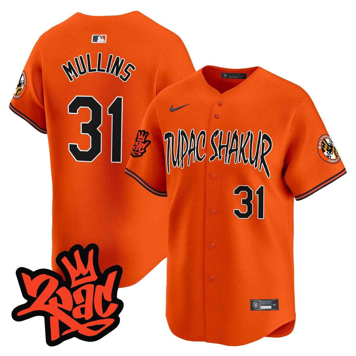 Menâs BAL Tupac Shakur Vapor Premier Limited Jersey - All Stitched