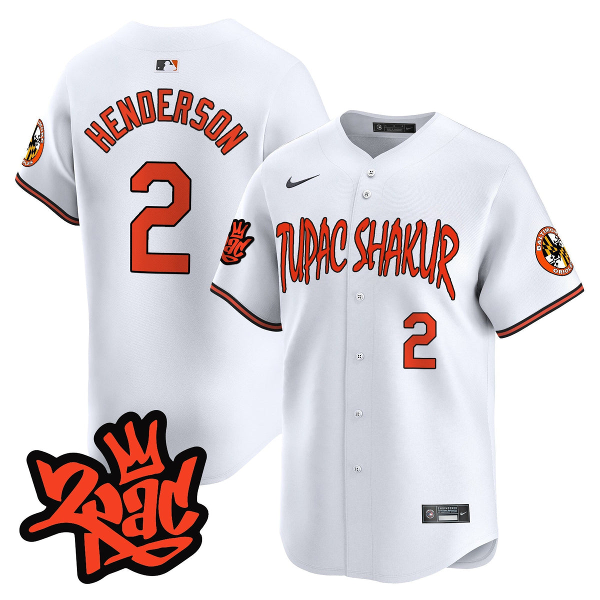 Menâs BAL Tupac Shakur Vapor Premier Limited Jersey - All Stitched