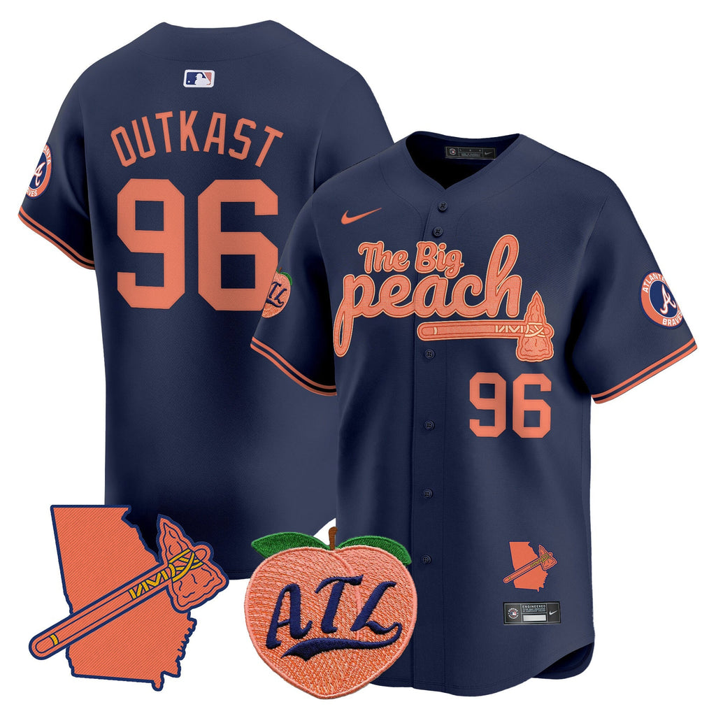 ATL The Big Peach Vapor Premier Limited Jersey V2 - All Stitched