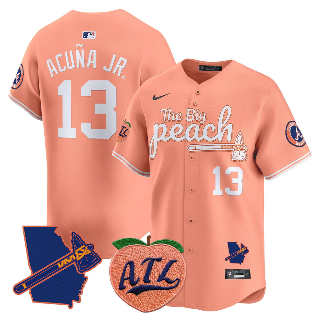 ATL The Big Peach Vapor Premier Limited Jersey V2 - All Stitched