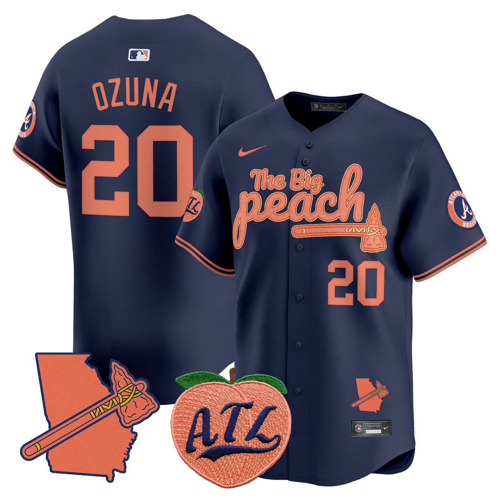 ATL The Big Peach Vapor Premier Limited Jersey V2 - All Stitched
