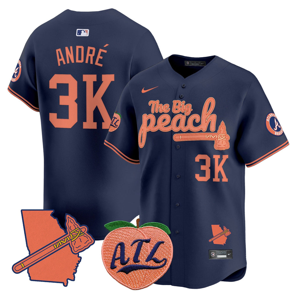 ATL The Big Peach Vapor Premier Limited Jersey V2 - All Stitched