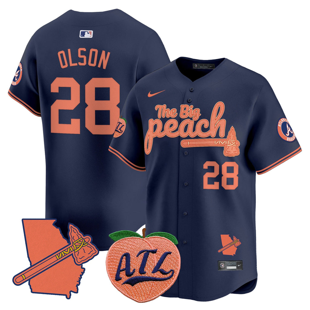 ATL The Big Peach Vapor Premier Limited Jersey V2 - All Stitched