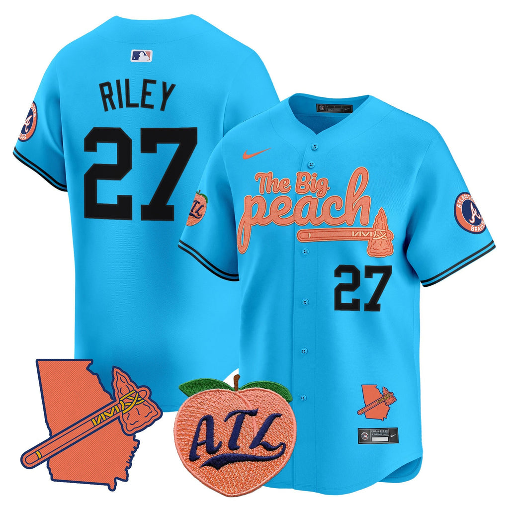 ATL The Big Peach Vapor Premier Limited Jersey V2 - All Stitched