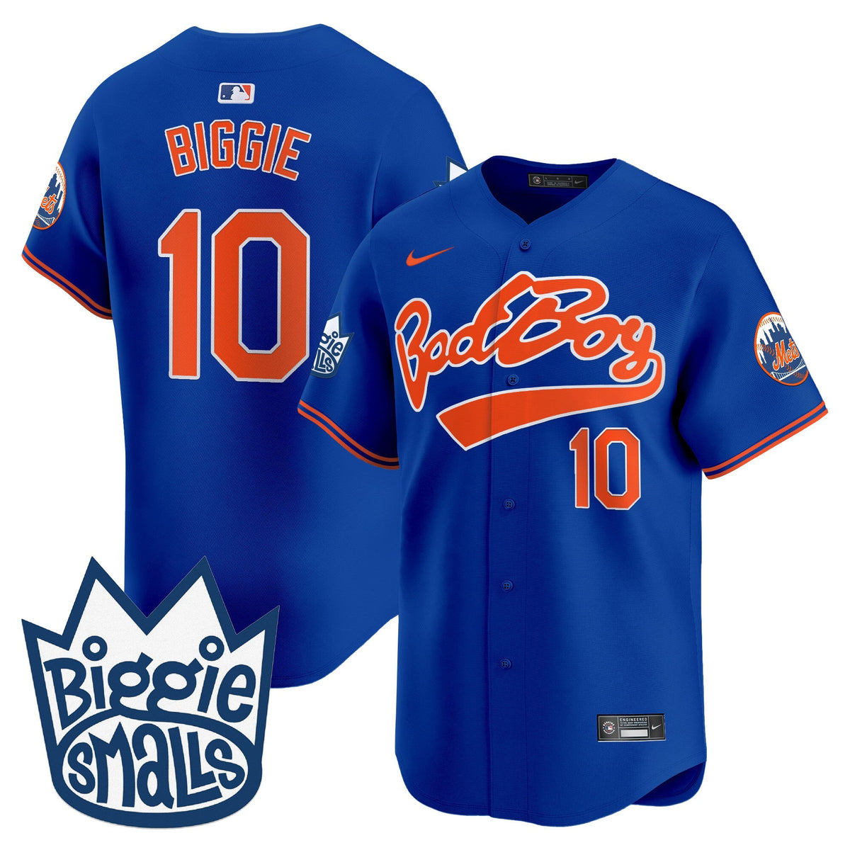 Mets Biggie Smalls Vapor Premier Limited Jersey - All Stitched