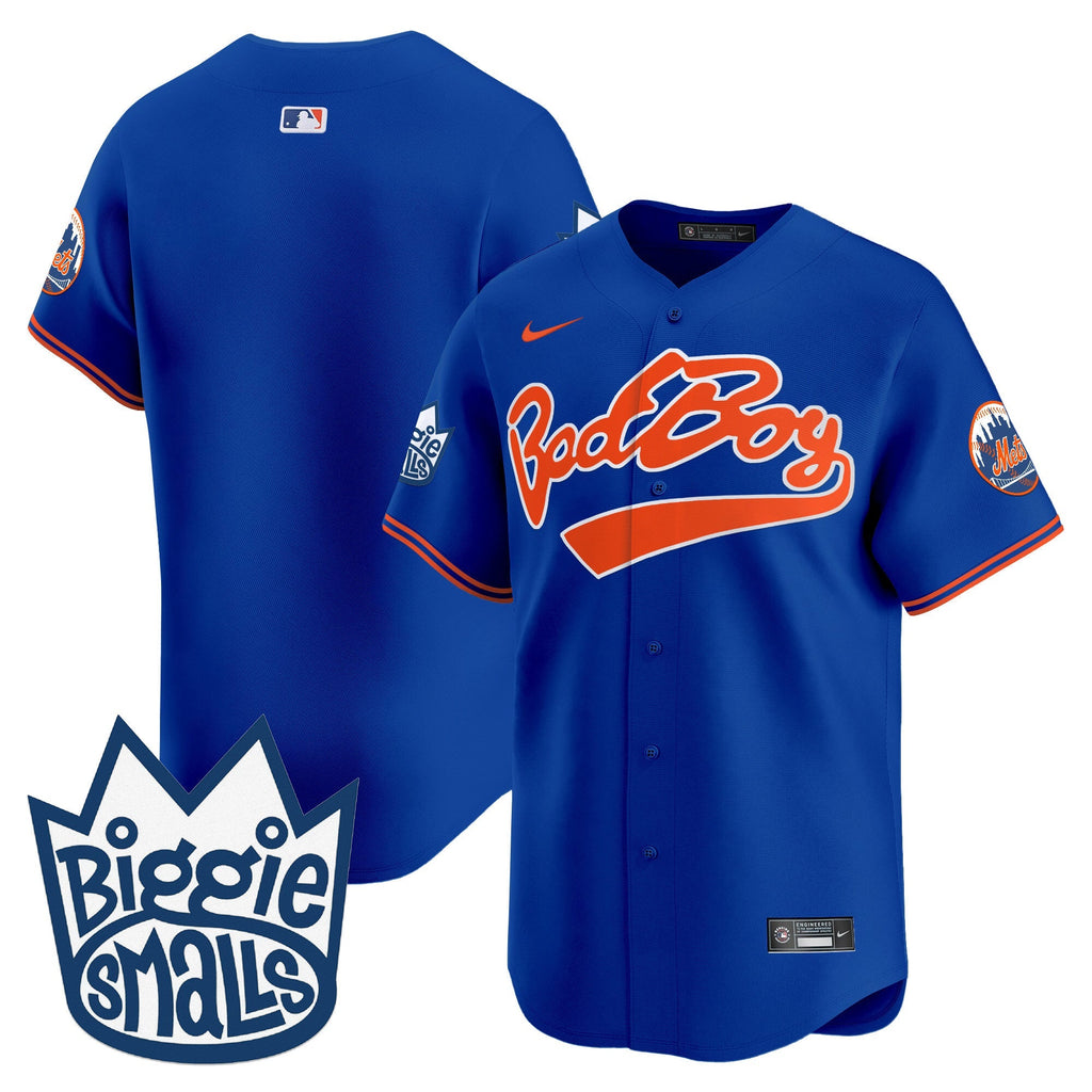 Mets Biggie Smalls Vapor Premier Limited Jersey - All Stitched