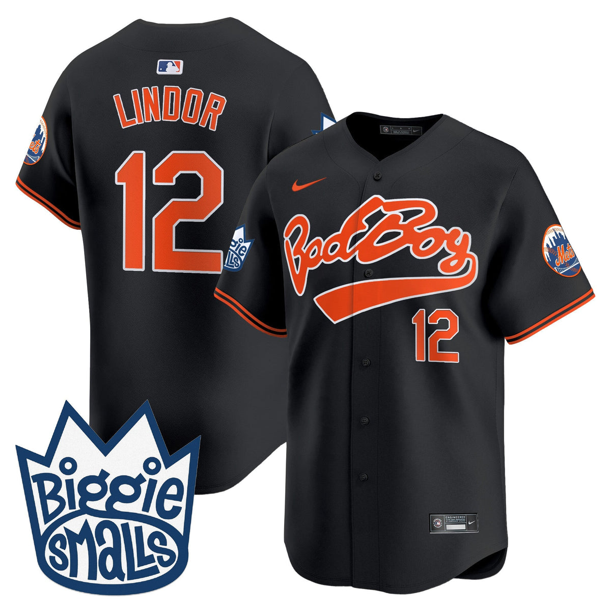 Mets Biggie Smalls Vapor Premier Limited Jersey - All Stitched