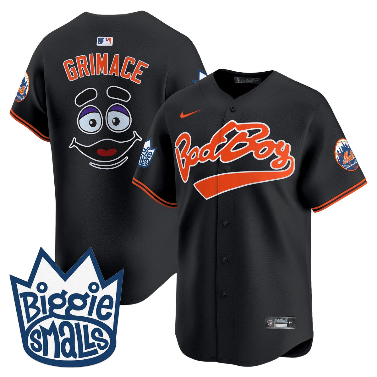 Mets Biggie Smalls Vapor Premier Limited Jersey - All Stitched