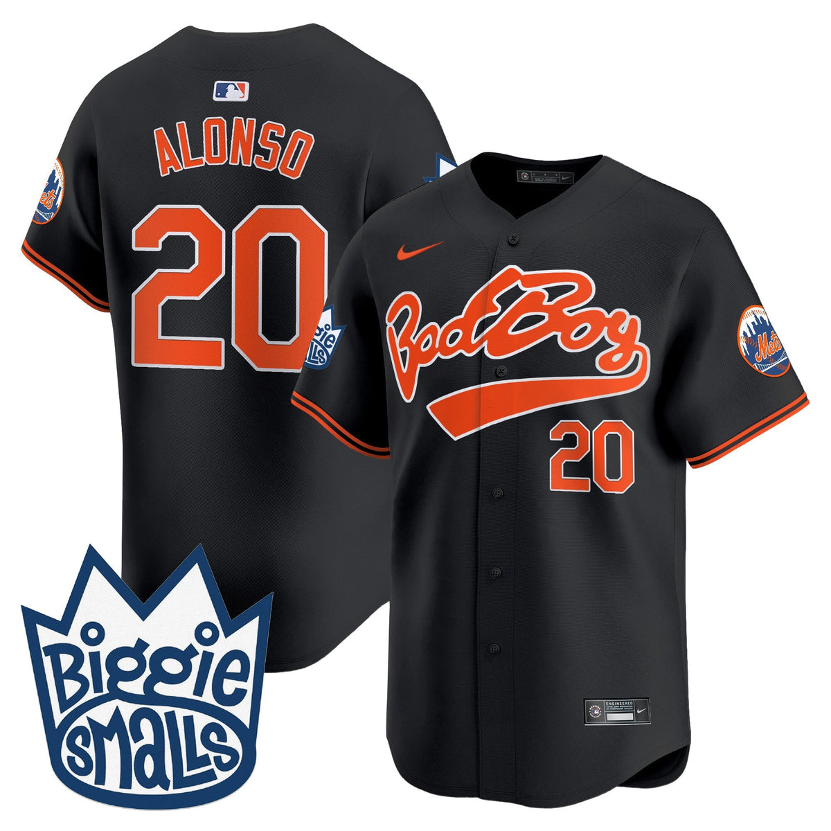 Mets Biggie Smalls Vapor Premier Limited Jersey - All Stitched