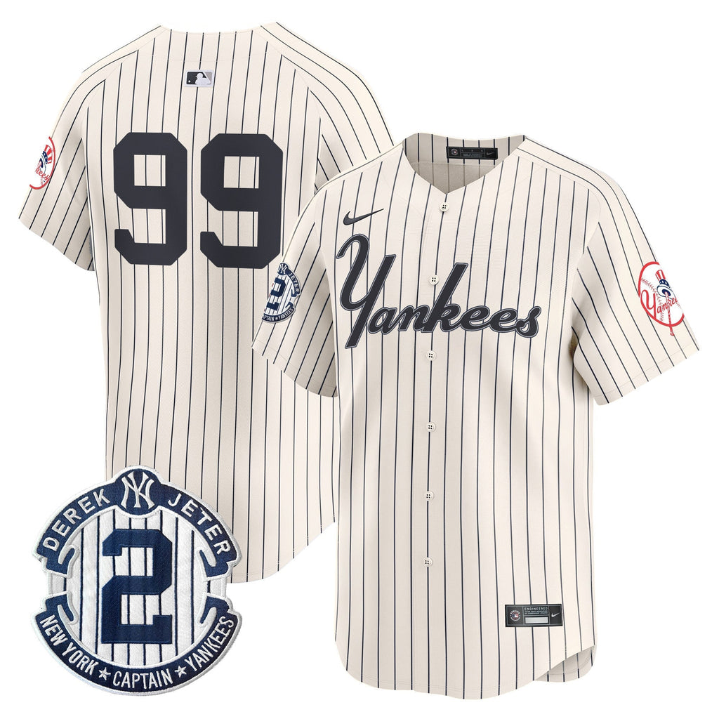 Yankees Throwback Vapor Premier Limited Jersey V2 - Stitched