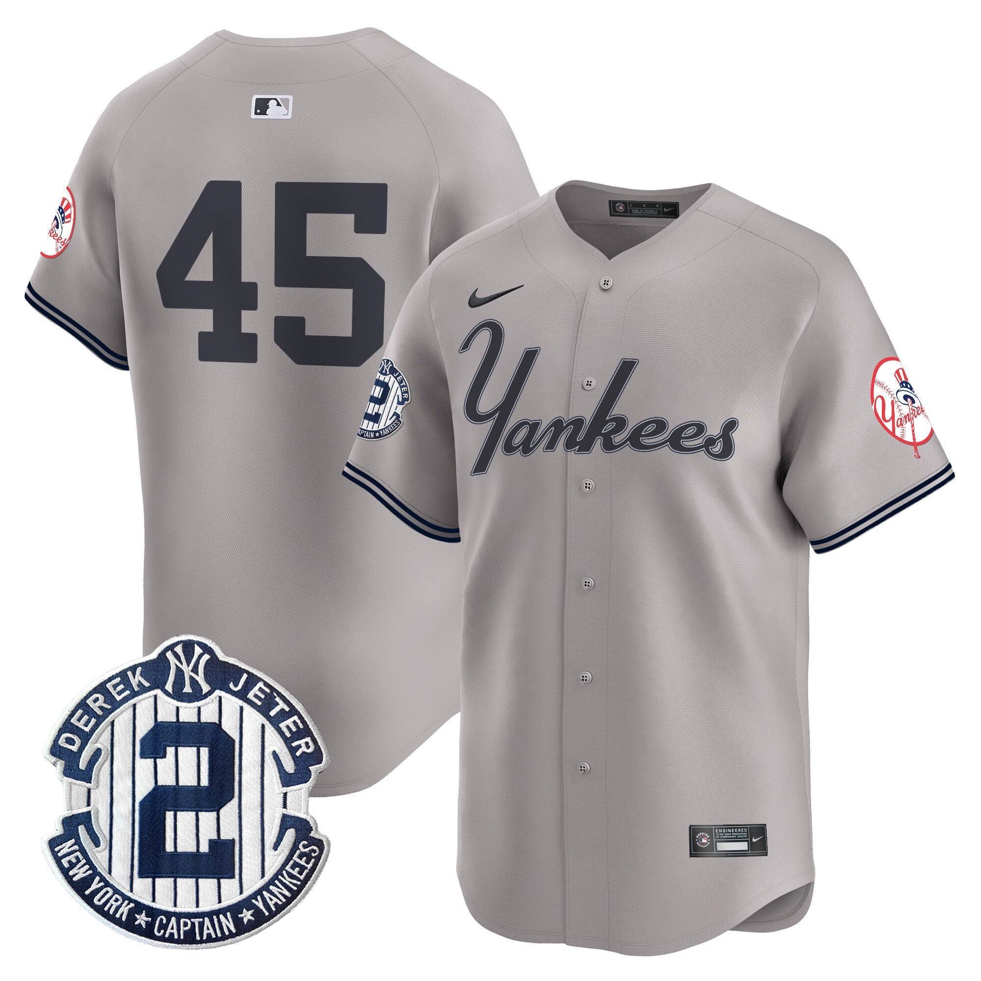 Yankees Throwback Vapor Premier Limited Jersey V2 - Stitched