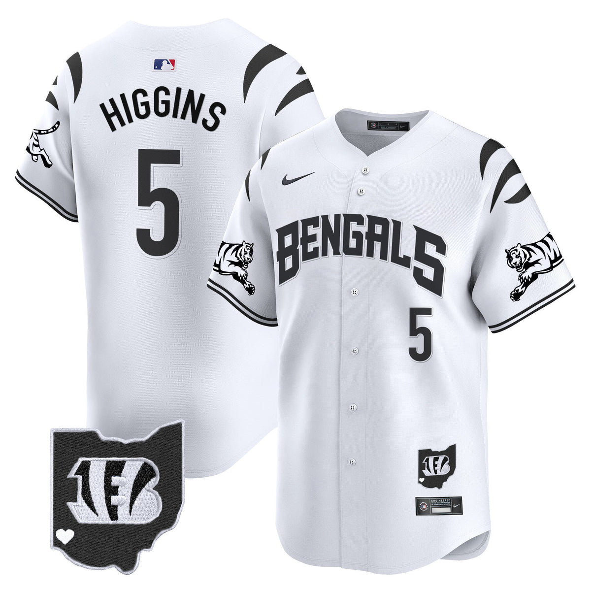 Bengals Vapor Premier Limited Jersey - Stitched