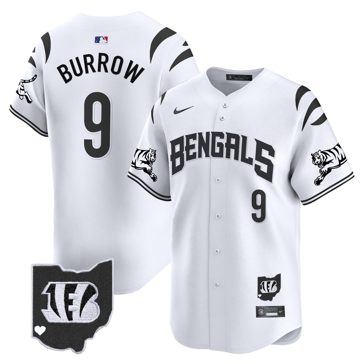 Bengals Vapor Premier Limited Jersey - Stitched