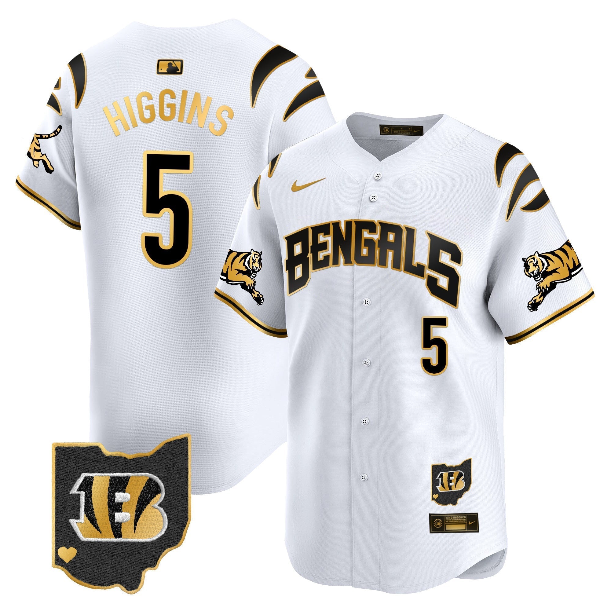 Bengals Vapor Premier Limited Jersey - Stitched