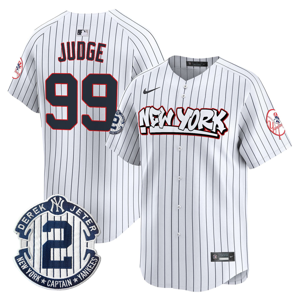 NYY Graffiti Vapor Premier Limited Jersey V2 - All Stitched