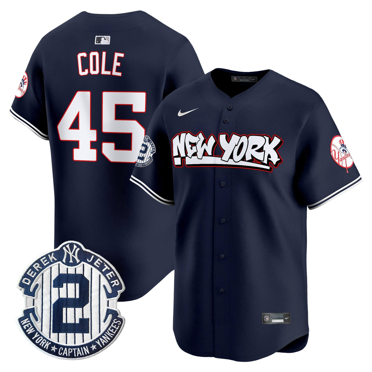 NYY Graffiti Vapor Premier Limited Jersey V2 - All Stitched