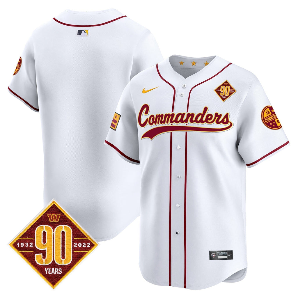 WAS 90th Anniversary Patch Vapor Premier Limited Jersey - All Stitched