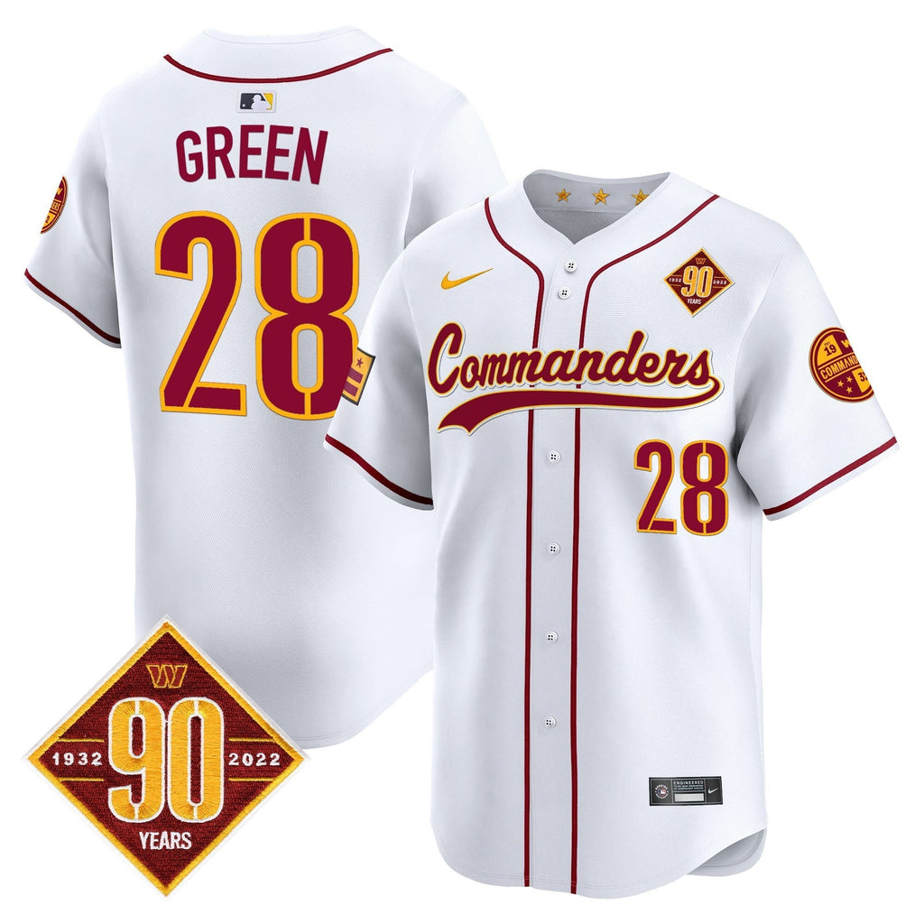 WAS 90th Anniversary Patch Vapor Premier Limited Jersey - All Stitched