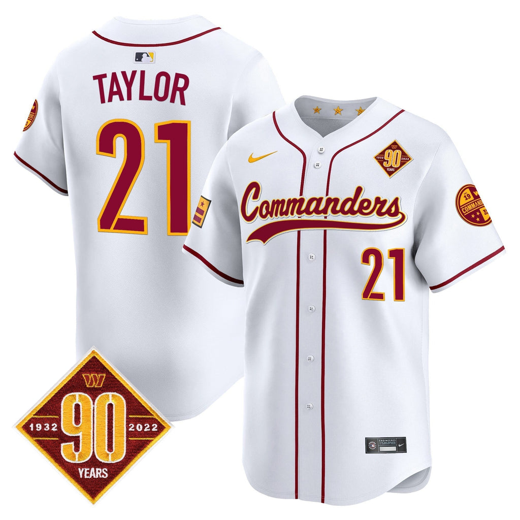WAS 90th Anniversary Patch Vapor Premier Limited Jersey - All Stitched