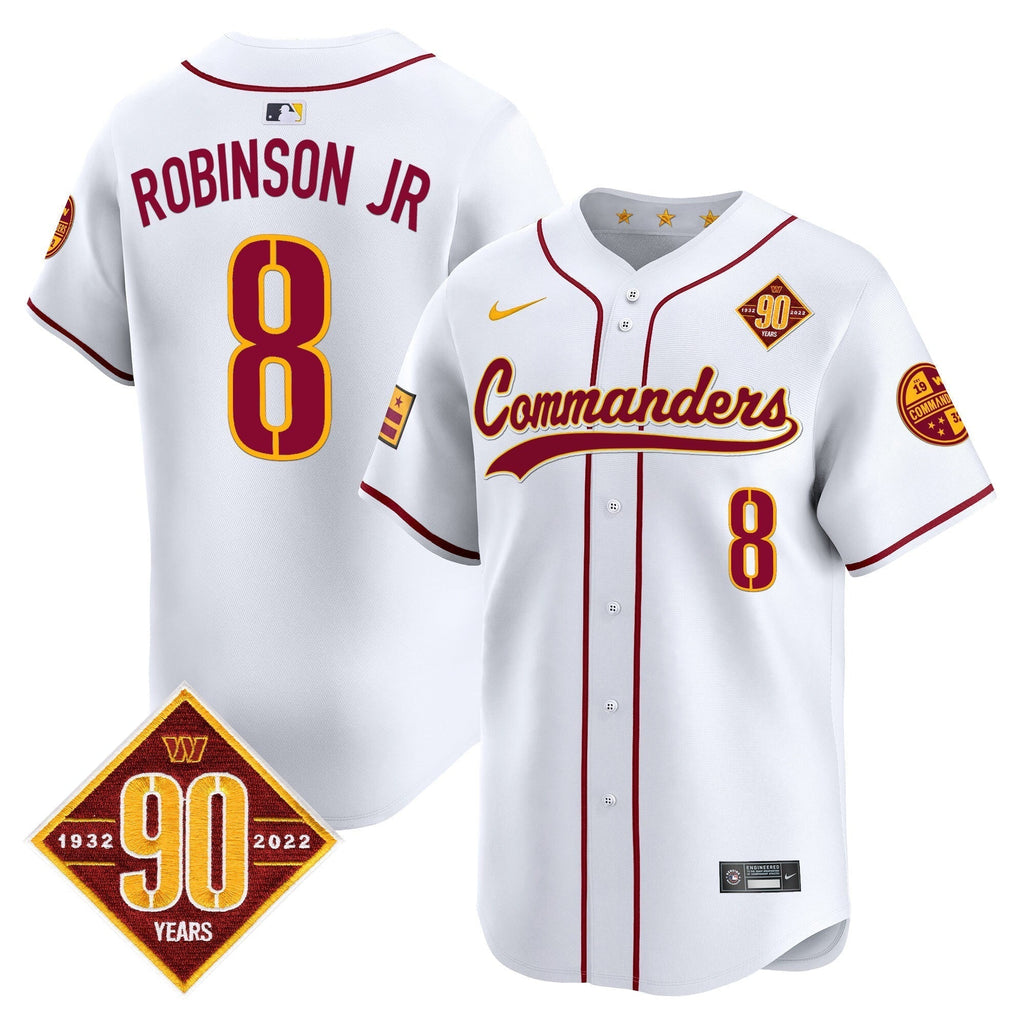 WAS 90th Anniversary Patch Vapor Premier Limited Jersey - All Stitched