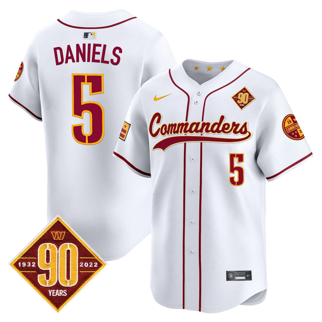 WAS 90th Anniversary Patch Vapor Premier Limited Jersey - All Stitched