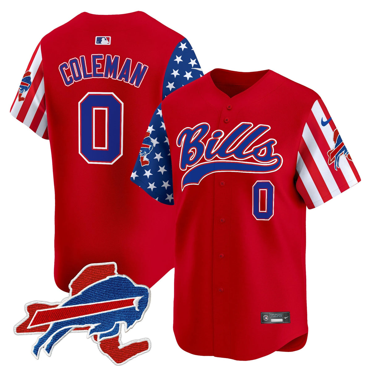 BUF 2024 American Style Vapor Baseball Jersey - All Stitched