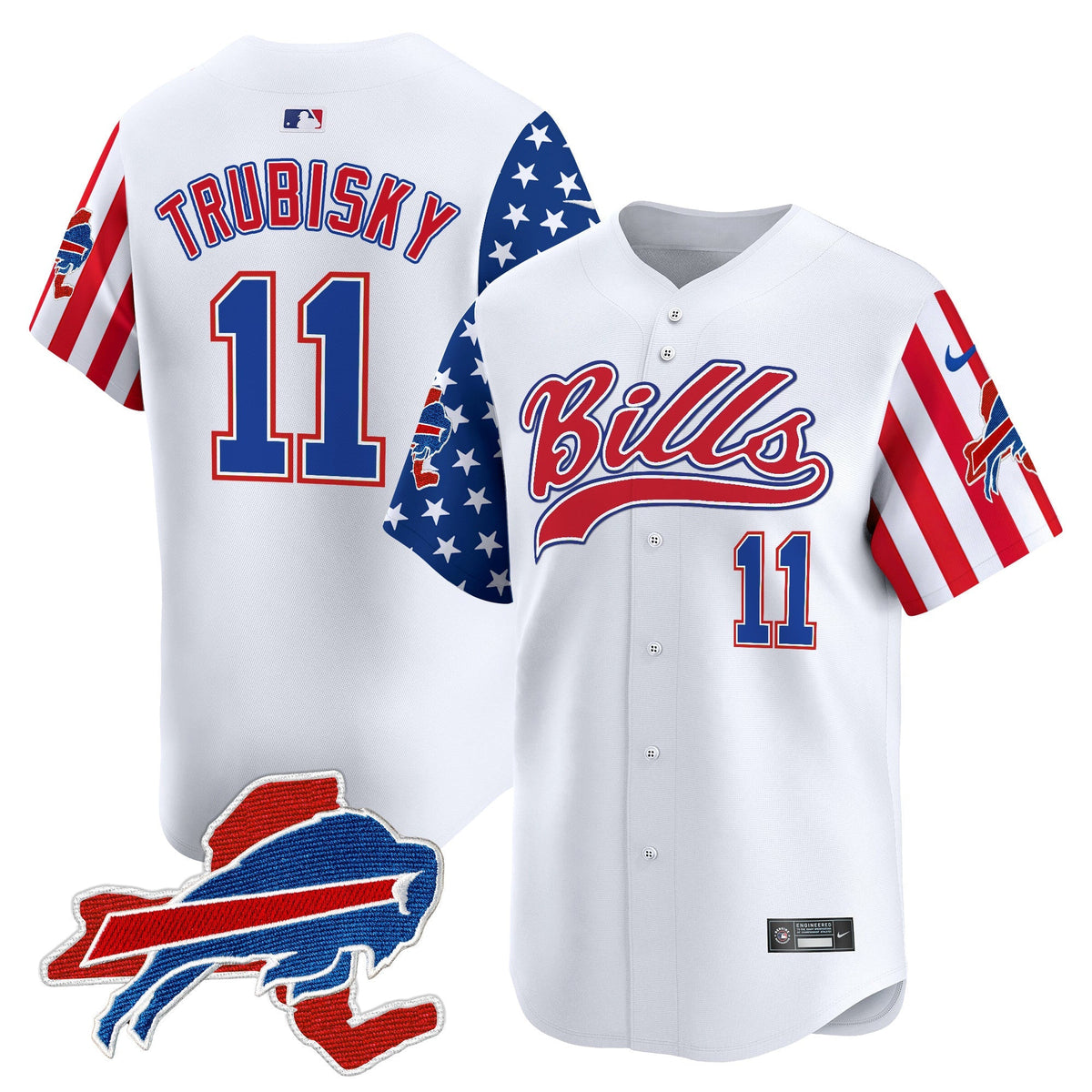 BUF 2024 American Style Vapor Baseball Jersey - All Stitched