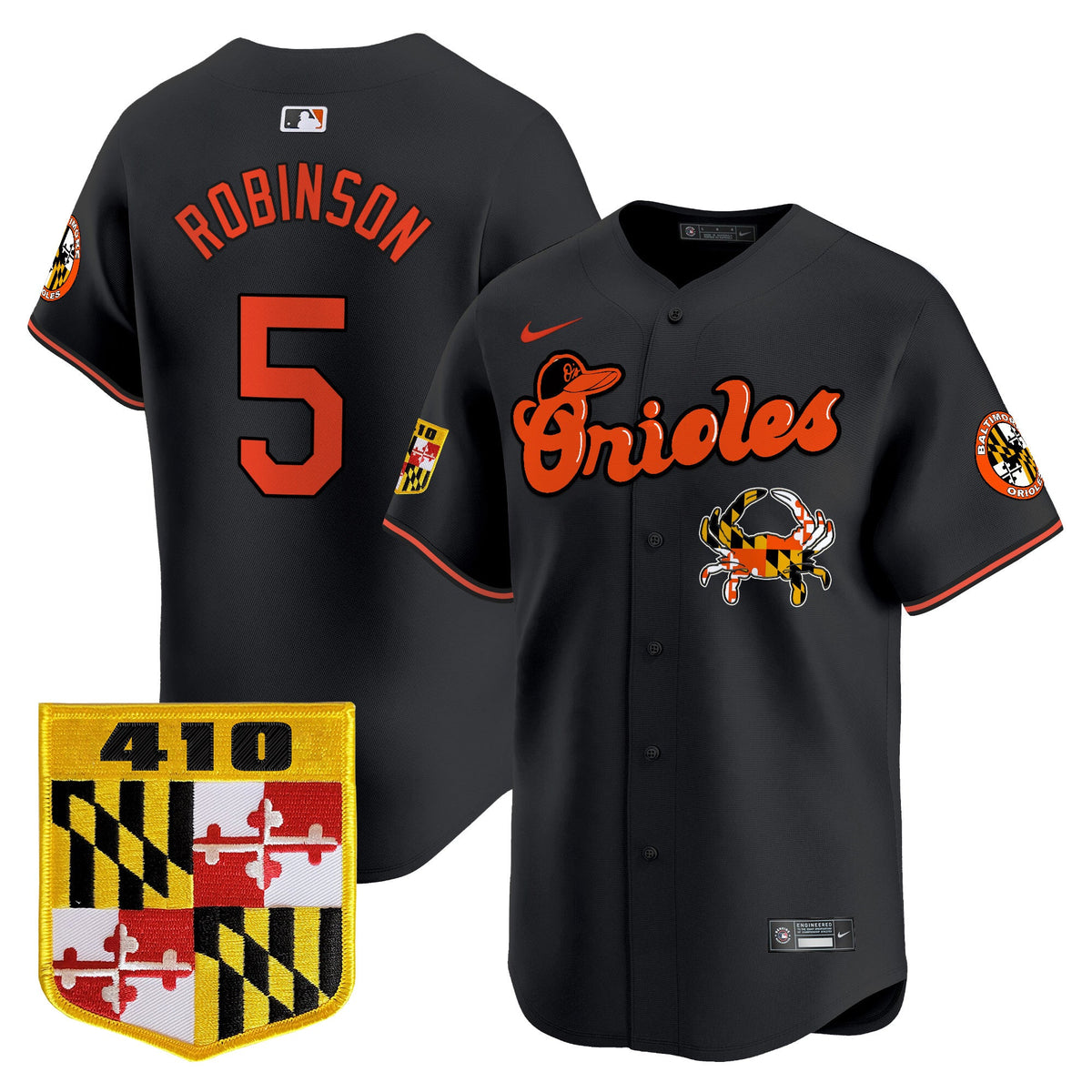 BAL 410 & Chesapeake Crab Patch Vapor Premier Limited Jersey - Stitched