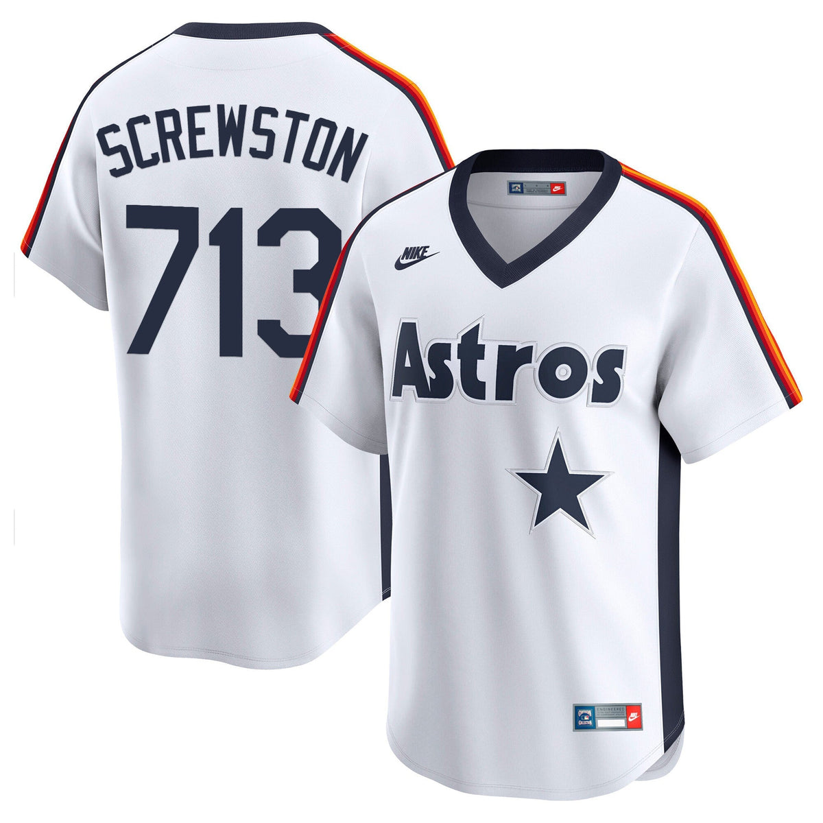 HOU Throwback Vapor Premier Limited Jersey - All Stitched