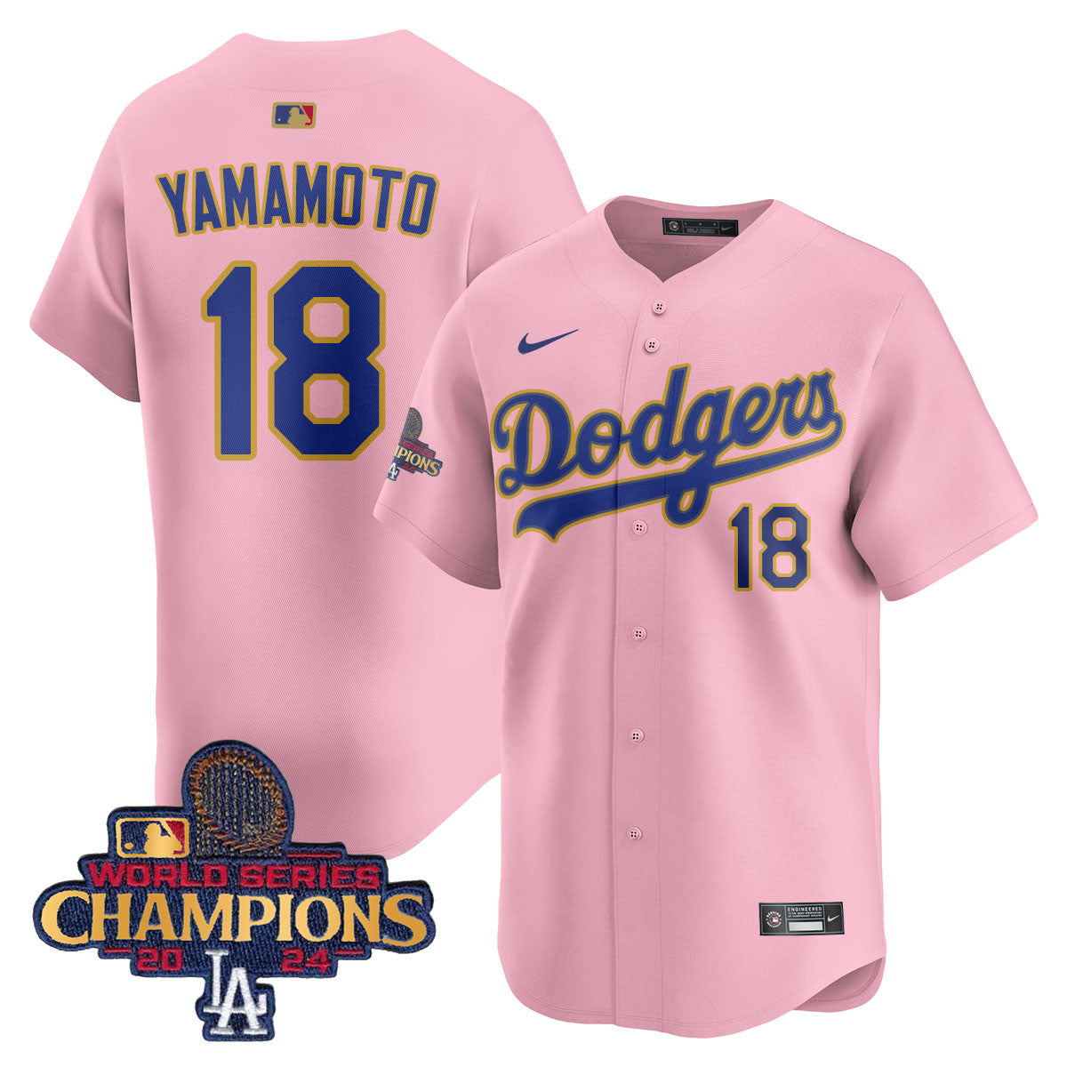 LAD Gold 2025 Jersey - Stitched