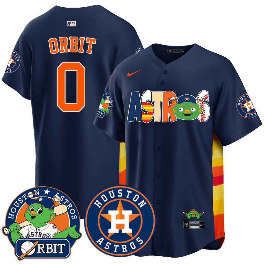 Men's Houston Astros Orbit Vapor Premier Jersey - All Stitched
