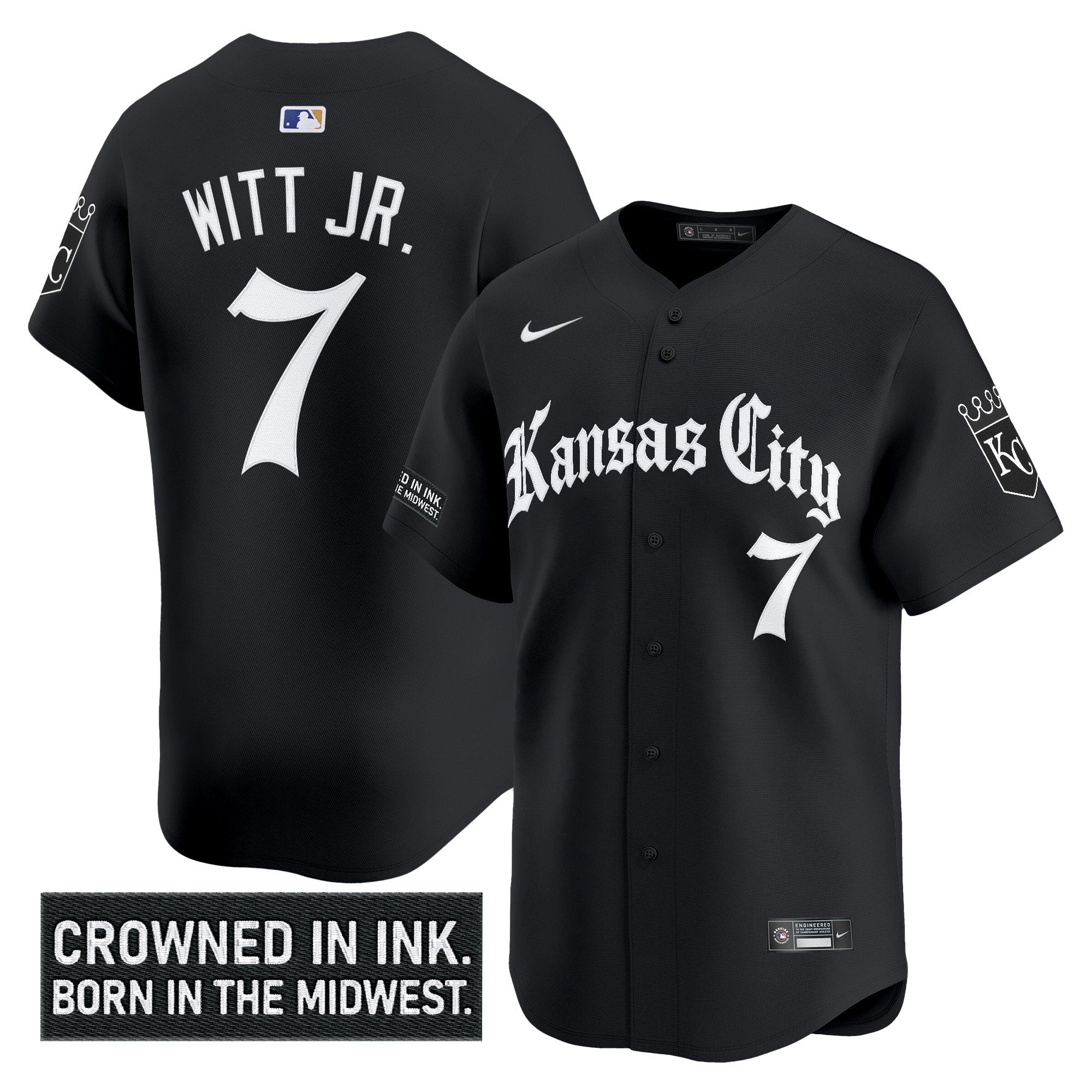 KC 'Gothic Crown Edition' Vapor Premier Limited Jersey - All Stitched