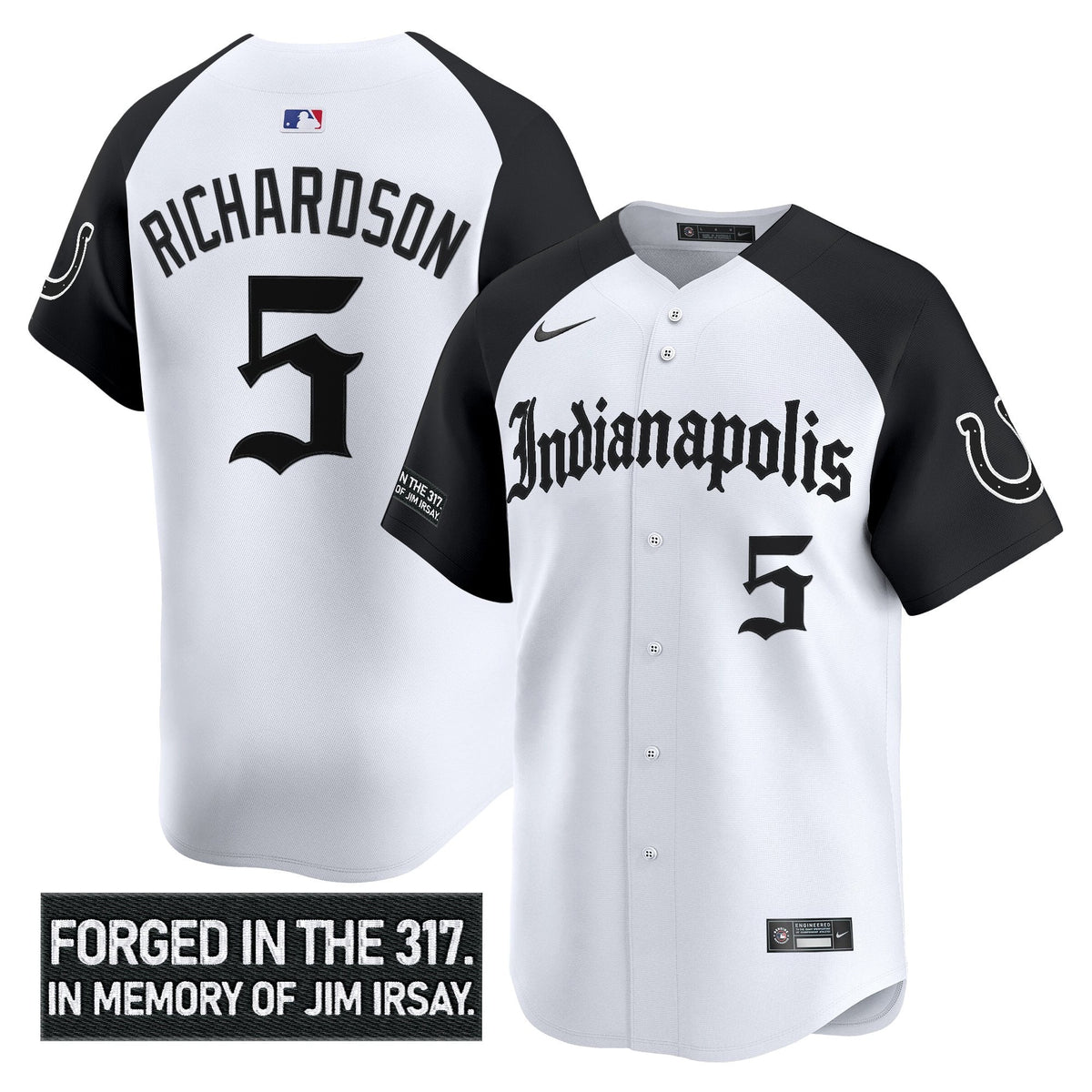 IND 'Jim Irsay Tribute' Vapor Baseball Jersey - All Stitched