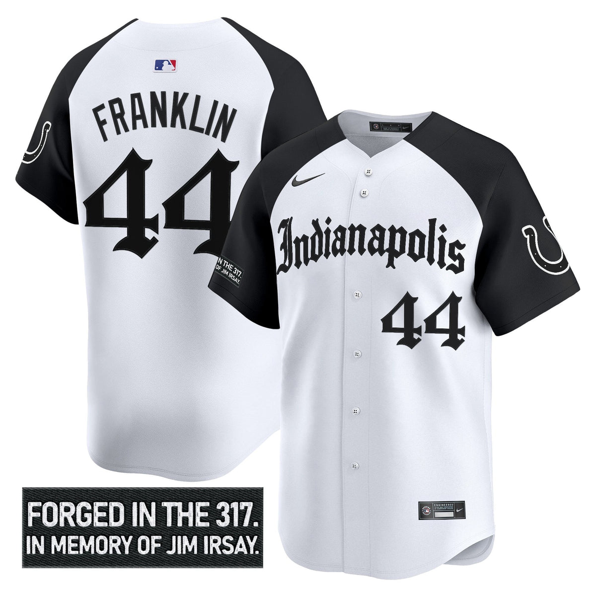 IND 'Jim Irsay Tribute' Vapor Baseball Jersey - All Stitched