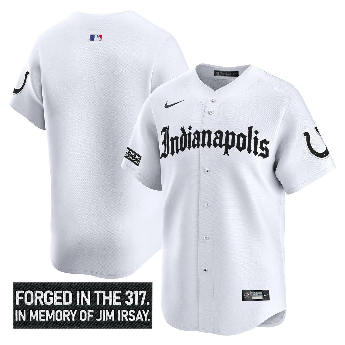 IND 'Jim Irsay Tribute' Vapor Baseball Jersey - All Stitched