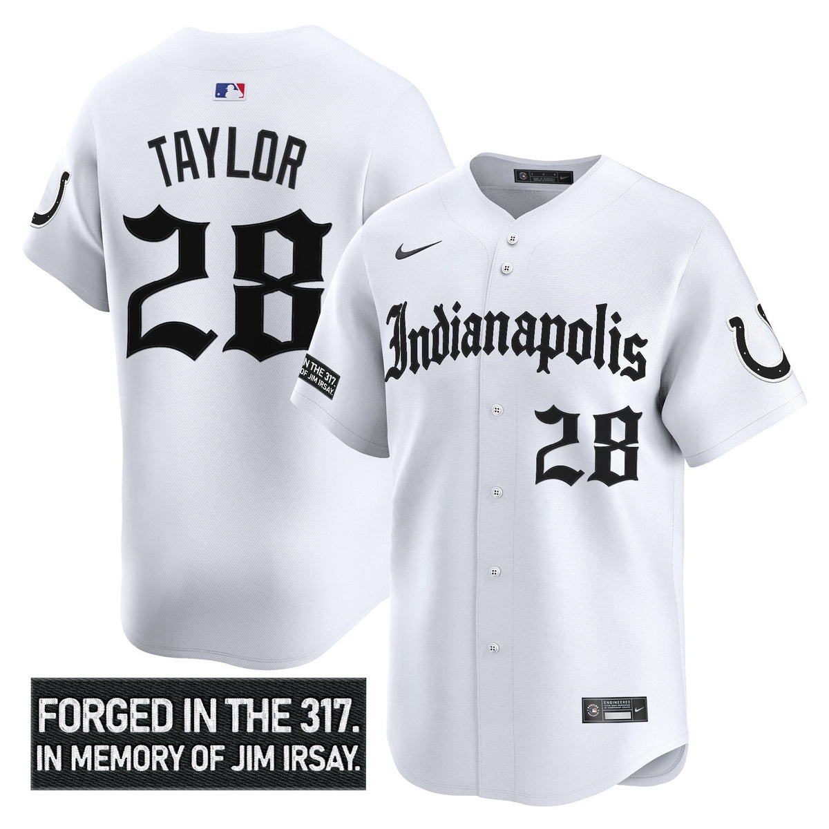 IND 'Jim Irsay Tribute' Vapor Baseball Jersey - All Stitched