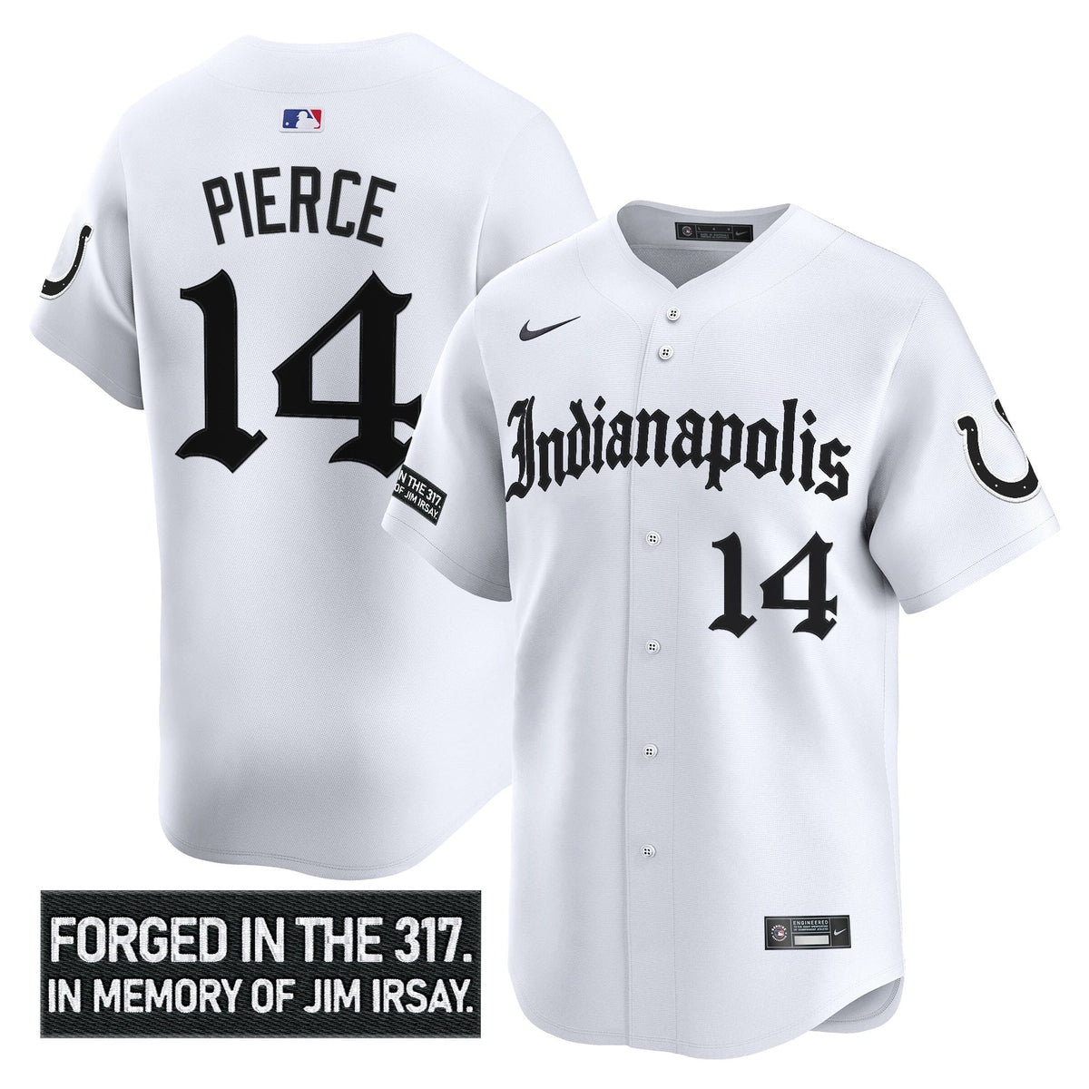 IND 'Jim Irsay Tribute' Vapor Baseball Jersey - All Stitched