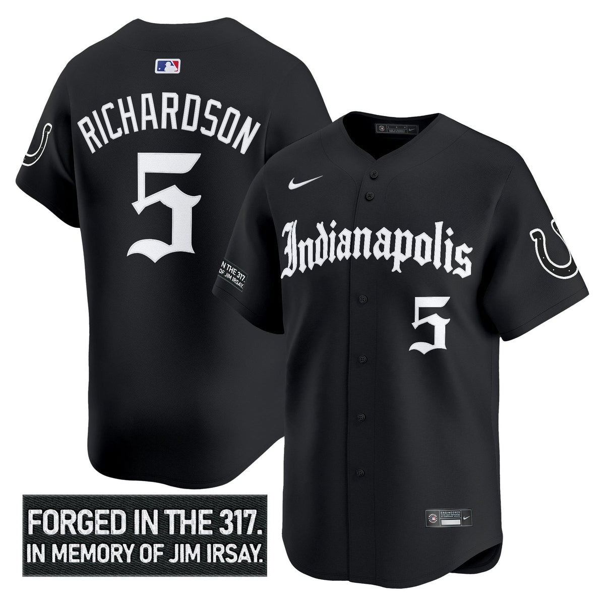 IND 'Jim Irsay Tribute' Vapor Baseball Men Jersey - All Stitched
