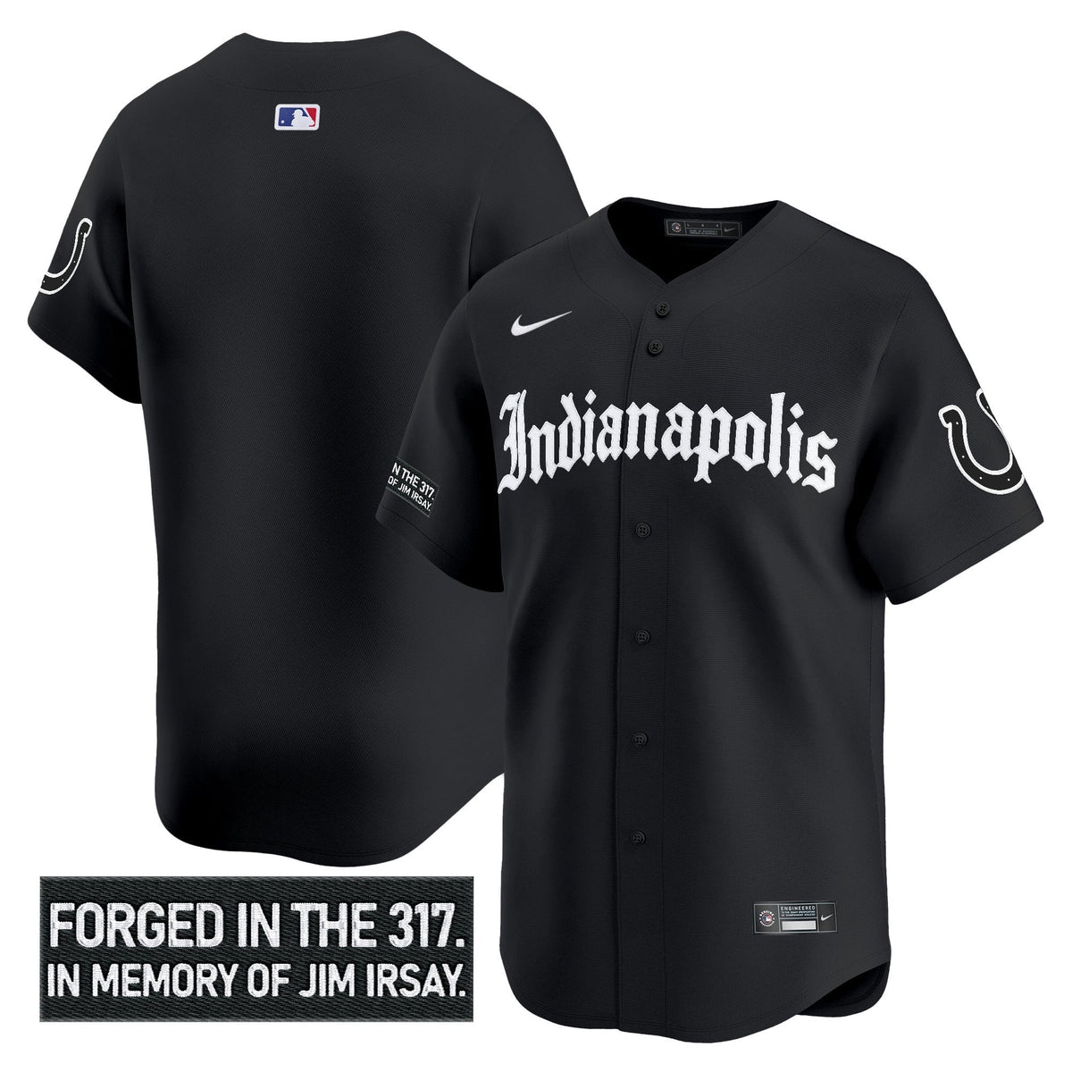 IND 'Jim Irsay Tribute' Vapor Baseball Men Jersey - All Stitched