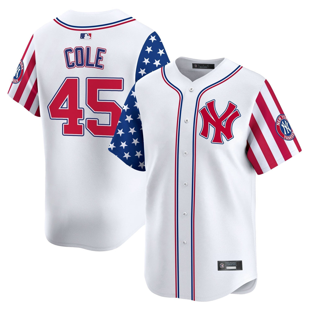 NYY 2026 Independence Day Vapor Premier Limited Men Jersey - All Stitched