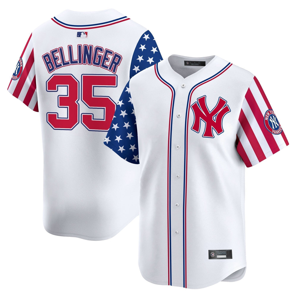 NYY 2026 Independence Day Vapor Premier Limited Men Jersey - All Stitched