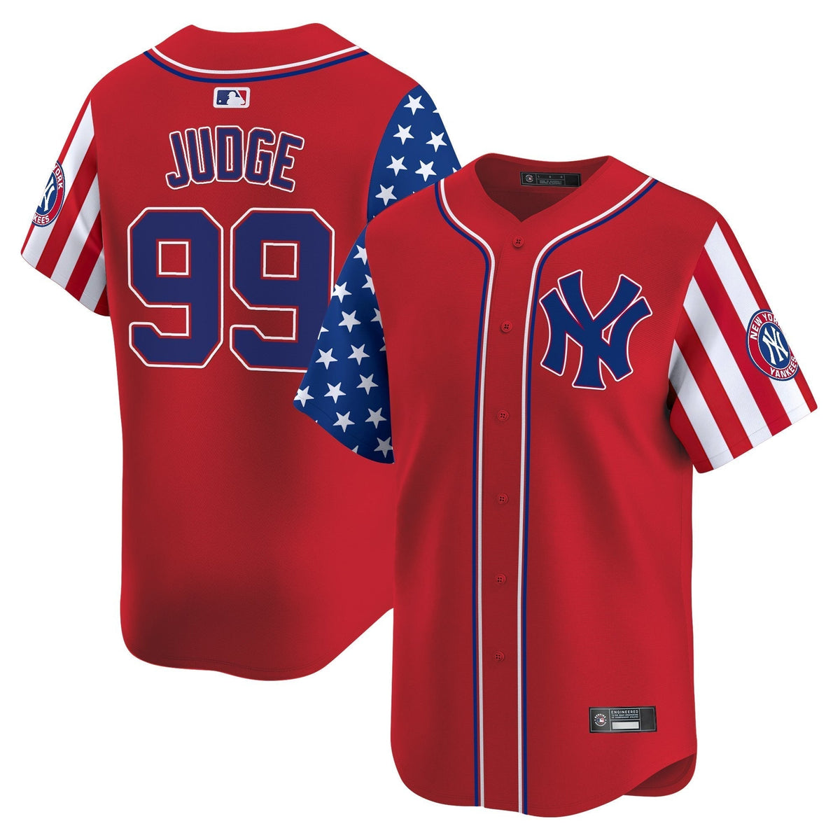NYY 2026 Independence Day Vapor Premier Limited Men Jersey - All Stitched
