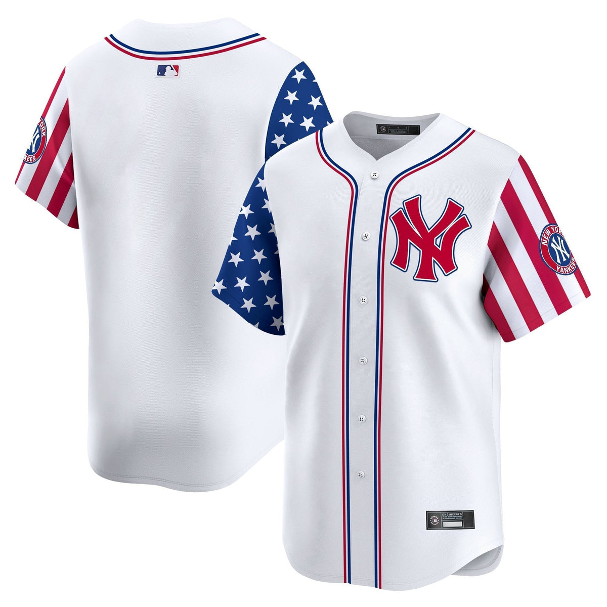 NYY 2026 Independence Day Vapor Premier Limited Men Jersey - All Stitched